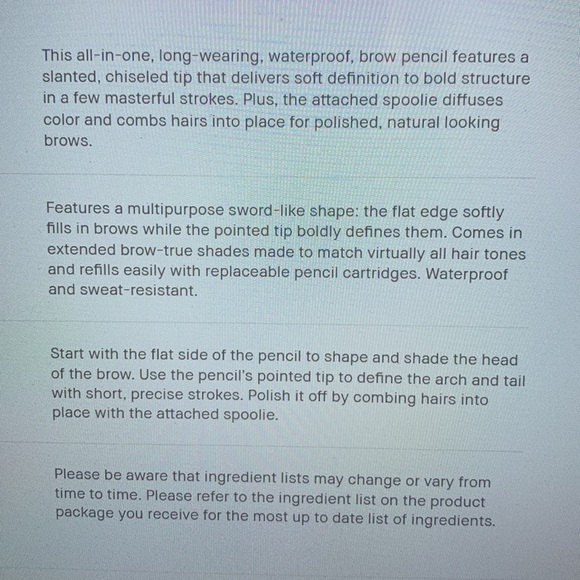 NWT Bobbi Brown Perfectly Defined Long-Wear Brow Pencil, Rich Brown - Picture 9 of 9